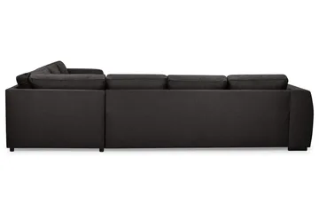 Optus 5-sits Vändbar U-formad Hörnsoffa med divan i Tyg - Mörkgrå - Möbler - Soffa - Hörnsoffa - Hörnsoffa med divan