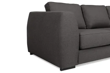 Optus 5-sits Vänstervänd L-formad Hörnsoffa i Tyg - Mörkgrå - Möbler - Soffa - Hörnsoffa