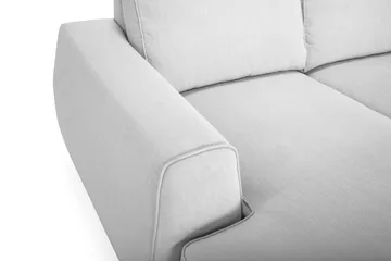 Optus Lyx 5-sits Högervänd U-formad Hörnsoffa med divan i Tyg - Grå - Möbler - Soffa - Hörnsoffa - Hörnsoffa med divan