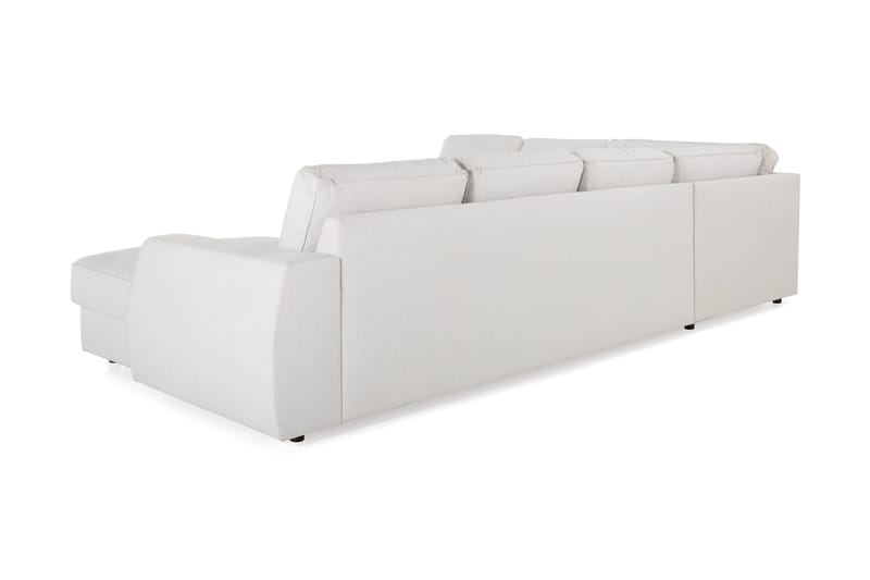 Optus Lyx 5-sits Högervänd U-formad Hörnsoffa med divan i Tyg - Ljusgrå - Möbler - Soffa - Hörnsoffa - Hörnsoffa med divan