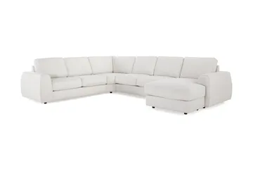 Optus Lyx 5-sits Högervänd U-formad Hörnsoffa med divan i Tyg - Ljusgrå - Möbler - Soffa - Hörnsoffa - Hörnsoffa med divan