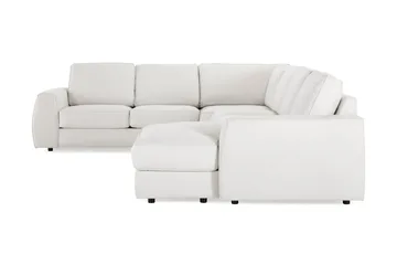 Optus Lyx 5-sits Högervänd U-formad Hörnsoffa med divan i Tyg - Ljusgrå - Möbler - Soffa - Hörnsoffa - Hörnsoffa med divan