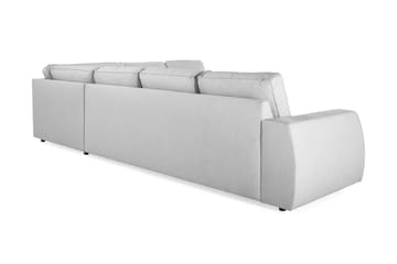 Optus Lyx 5-sits Vändbar L-formad Hörnsoffa i Tyg - Grå - Möbler - Soffa - Hörnsoffa