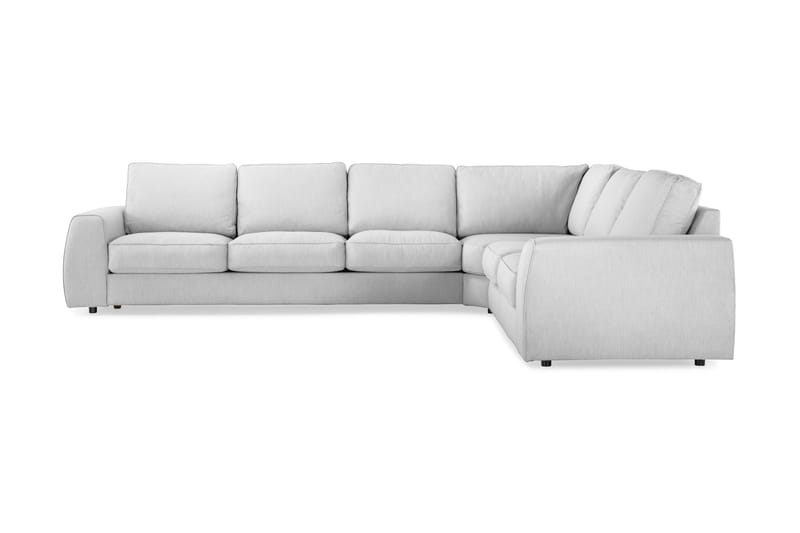 Optus Lyx 5-sits Vändbar L-formad Hörnsoffa i Tyg, Grå