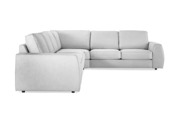 Optus Lyx 5-sits Vändbar L-formad Hörnsoffa i Tyg - Grå - Möbler - Soffa - Hörnsoffa