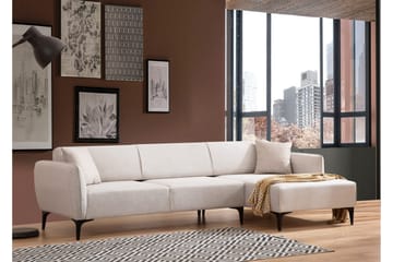 Rossland Divansoffa 3-sits - Vit - Möbler - Soffa - Hörnsoffa - Hörnsoffa med divan