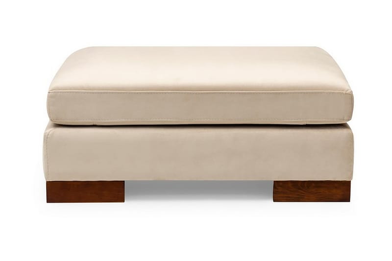 Soffa med Schäslong Nathalie m Pall Höger - Beige/Natur - Möbler - Soffa - Hörnsoffa