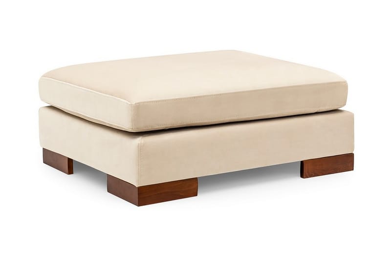 Soffa med Schäslong Nathalie m Pall Vänster - Beige/Natur - Möbler - Soffa - Hörnsoffa