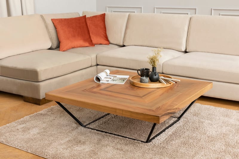 Soffa med Schäslong Nathalie m Pall Vänster - Beige/Natur - Möbler - Soffa - Hörnsoffa