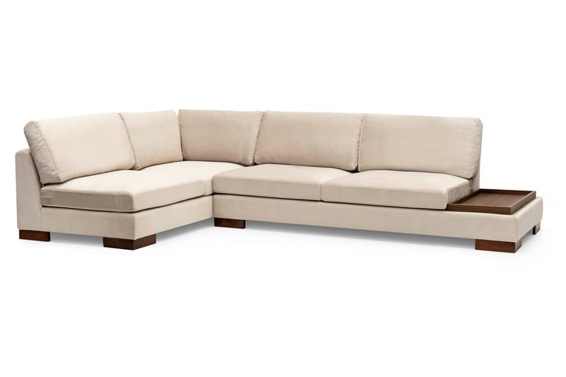 Soffa med Schäslong Nathalie Vänster - Beige/Natur - Möbler - Soffa - Hörnsoffa