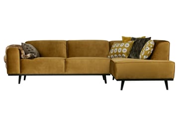 Statement Hörnsoffa Höger - Honungsgul - Möbler - Soffa - Hörnsoffa