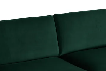 Teodin Hörnsoffa Large Sammet - Grön - Möbler - Soffa - Hörnsoffa