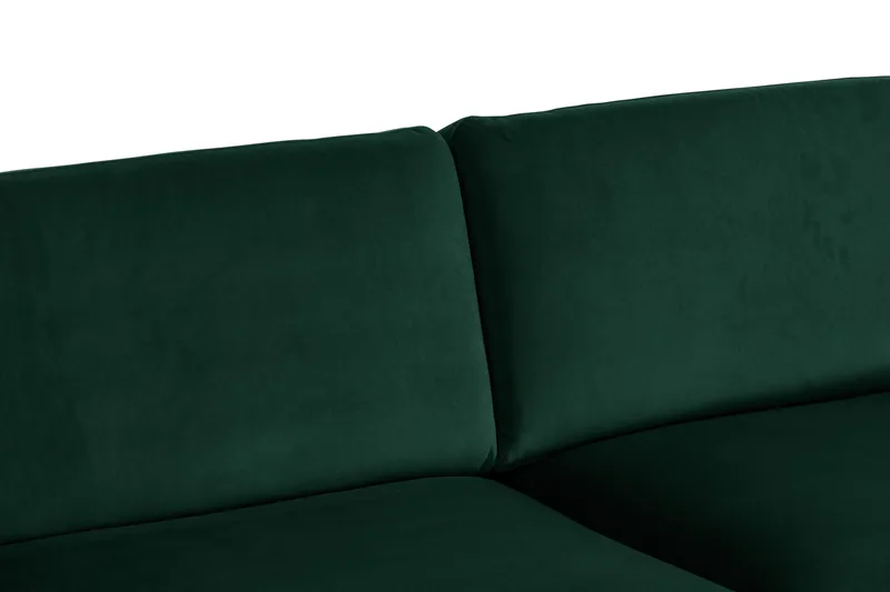 Teodin Hörnsoffa Large Sammet - Grön - Möbler - Soffa - Hörnsoffa