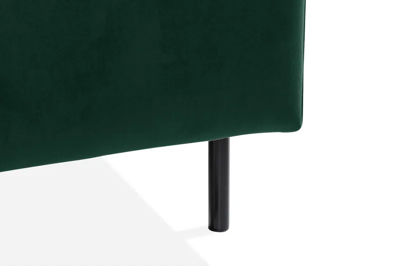 Teodin Hörnsoffa Large Sammet - Grön - Möbler - Soffa - Hörnsoffa