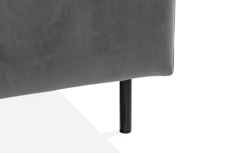 Teodin Hörnsoffa Large Sammet - Ljusgrå - Möbler - Soffa - Hörnsoffa