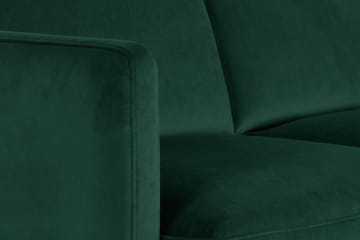 Teodin Hörnsoffa med Divan Vänster Sammet - Grön - Möbler - Soffa - Hörnsoffa - Hörnsoffa med divan