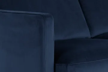 Teodin Hörnsoffa Sammet - Blå - Möbler - Soffa - Hörnsoffa