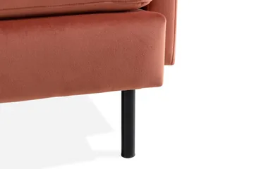 Teodin Hörnsoffa Sammet - Rosa - Möbler - Soffa - Hörnsoffa