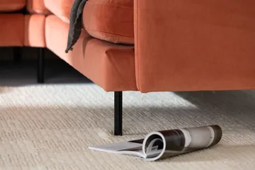 Teodin Hörnsoffa Sammet - Rosa - Möbler - Soffa - Hörnsoffa