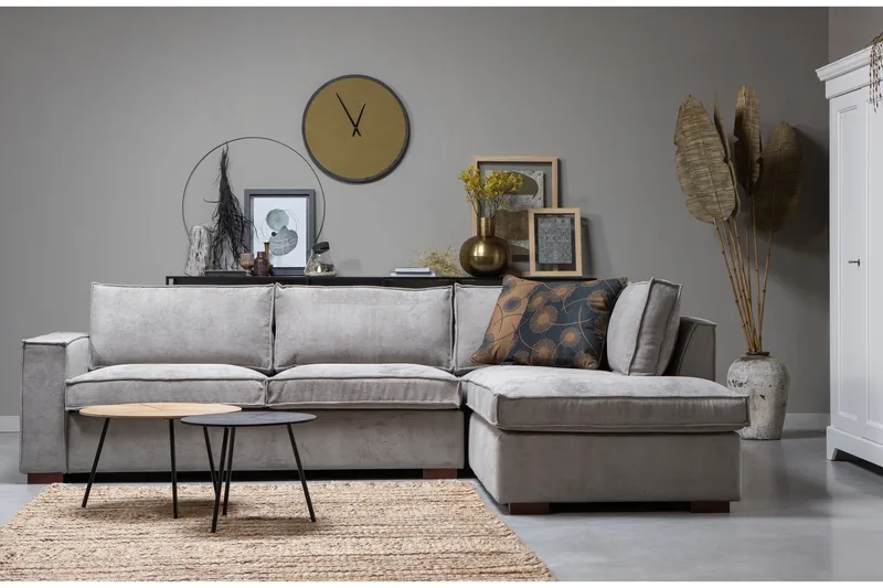 Tiahna Hörnsoffa Höger - Grön - Möbler - Soffa - Hörnsoffa