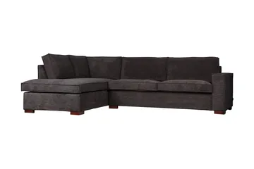 Tiahna Hörnsoffa Vänster - Mörkgrå - Möbler - Soffa - Hörnsoffa - Hörnsoffa med divan