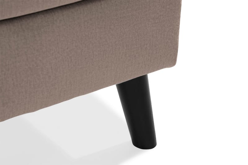 Trend 5-sits Högervänd L-formad Hörnsoffa i Sammet - Brun - Möbler - Soffa - Hörnsoffa