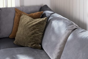 Trend 5-sits Högervänd L-formad Hörnsoffa i Sammet - Ljusgrå - Möbler - Soffa - Hörnsoffa