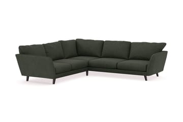 Trend Lyx 6-sits Vändbar L-formad Hörnsoffa i Manchester - Mörkgrön - Möbler - Soffa - Hörnsoffa