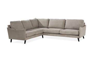 Trend Lyx 6-sits Vändbar L-formad Hörnsoffa i Tyg - Beige - Möbler - Soffa - Hörnsoffa