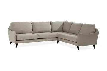 Trend Lyx 6-sits Vändbar L-formad Hörnsoffa i Tyg - Beige - Möbler - Soffa - Hörnsoffa