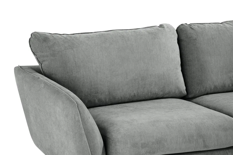 Trend Lyx 6-sits Vändbar L-formad Hörnsoffa i Tyg - Grå - Möbler - Soffa - Hörnsoffa