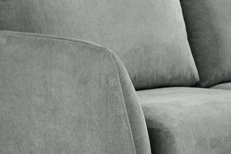 Trend Lyx 6-sits Vändbar L-formad Hörnsoffa i Tyg - Grå - Möbler - Soffa - Hörnsoffa