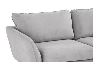 Trend Lyx 6-sits Vändbar L-formad Hörnsoffa i Tyg - Ljusgrå - Möbler - Soffa - Hörnsoffa