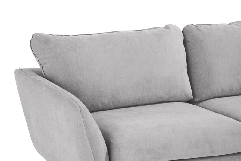 Trend Lyx 6-sits Vändbar L-formad Hörnsoffa i Tyg - Ljusgrå - Möbler - Soffa - Hörnsoffa