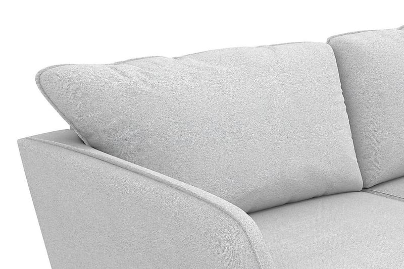 Trend Lyx 6-sits Vändbar L-formad Hörnsoffa i Tyg - Ljusgrå - Möbler - Soffa - Hörnsoffa