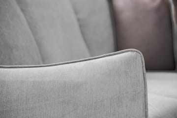 Trend Lyx 6-sits Vändbar L-formad Hörnsoffa i Tyg - Ljusgrå - Möbler - Soffa - Hörnsoffa