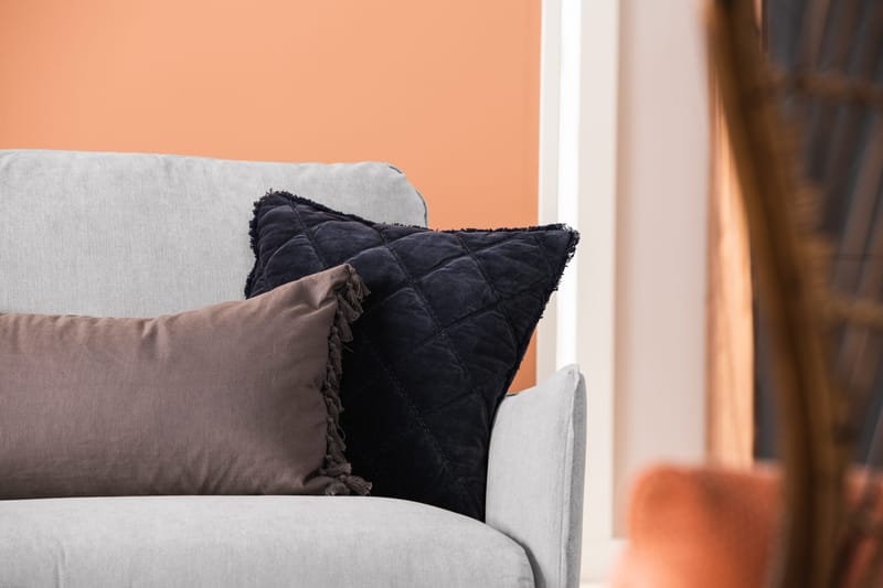 Trend Lyx 6-sits Vändbar L-formad Hörnsoffa i Tyg - Ljusgrå - Möbler - Soffa - Hörnsoffa