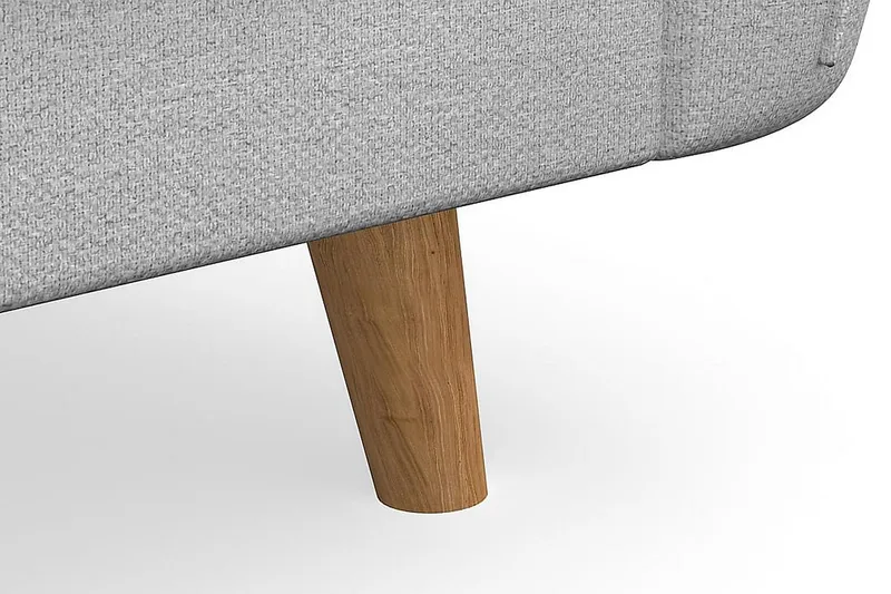 Trend Lyx 6-sits Vändbar L-formad Hörnsoffa i Tyg - Ljusgrå - Möbler - Soffa - Hörnsoffa