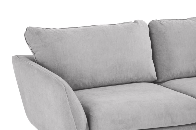Trend Lyx 6-sits Vändbar L-formad Hörnsoffa i Tyg - Ljusgrå - Möbler - Soffa - Hörnsoffa