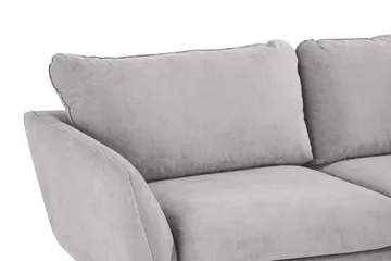 Trend Lyx 6-sits Vändbar L-formad Hörnsoffa i Tyg - Ljusgrå - Möbler - Soffa - Hörnsoffa