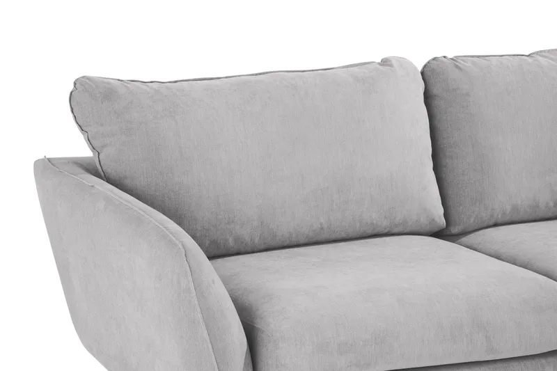 Trend Lyx 6-sits Vändbar L-formad Hörnsoffa i Tyg - Ljusgrå - Möbler - Soffa - Hörnsoffa