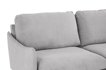 Trend Lyx 6-sits Vändbar L-formad Hörnsoffa i Tyg - Ljusgrå - Möbler - Soffa - Hörnsoffa