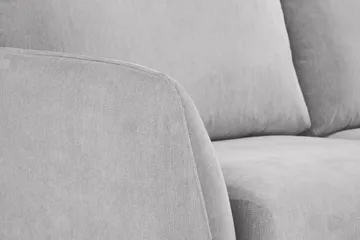 Trend Lyx 6-sits Vändbar L-formad Hörnsoffa i Tyg - Ljusgrå - Möbler - Soffa - Hörnsoffa