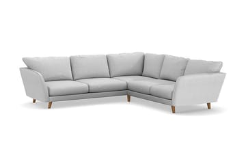 Trend Lyx 6-sits Vändbar L-formad Hörnsoffa i Tyg - Ljusgrå - Möbler - Soffa - Hörnsoffa