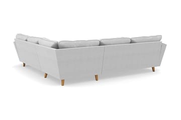 Trend Lyx 6-sits Vändbar L-formad Hörnsoffa i Tyg - Ljusgrå - Möbler - Soffa - Hörnsoffa