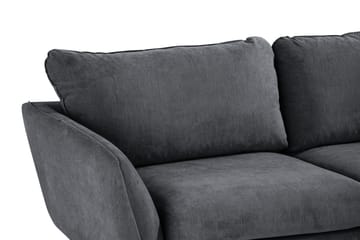 Trend Lyx 6-sits Vändbar L-formad Hörnsoffa i Tyg - Mörkgrå - Möbler - Soffa - Hörnsoffa