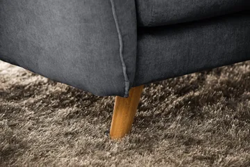 Trend Lyx 6-sits Vändbar L-formad Hörnsoffa i Tyg - Mörkgrå - Möbler - Soffa - Hörnsoffa