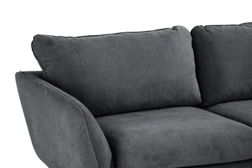 Trend Lyx 6-sits Vändbar L-formad Hörnsoffa i Tyg - Mörkgrå - Möbler - Soffa - Hörnsoffa