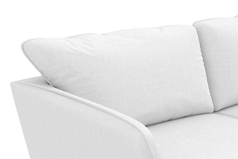 Trend Lyx 6-sits Vändbar L-formad Hörnsoffa i Tyg - Vit - Möbler - Soffa - Hörnsoffa