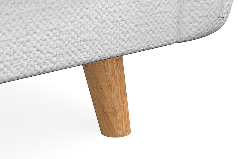 Trend Lyx 6-sits Vändbar L-formad Hörnsoffa i Tyg - Vit - Möbler - Soffa - Hörnsoffa
